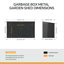 Outdoor Trash Bin Storage Shed