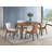 Ginny Walnut Finish Dining Table