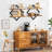 Diamond Frame 2-Tier Floating Shelves Set - Double Layer Hanging Storage For Industrial Chic Spaces-2135201628