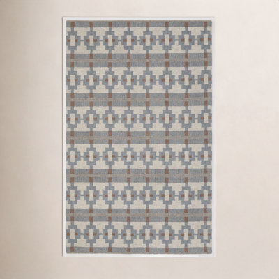 Elsey Hand-Tufted Geometric Wool Rug