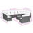 Vidaxl Garden Sofa Set Brown