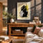 Vessels in Black and White Art Deco 1 Piece Single Picture Frame Wall Art-136632069-136632071