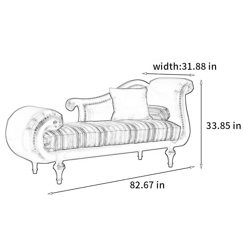 Fauteuil rétro léger et luxueux, Orienté à droite