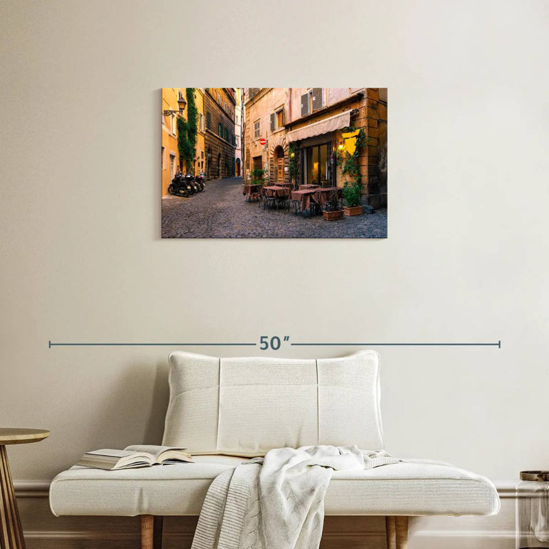 Sirci, rue historique de Rome, H 20 po x l 30 po
