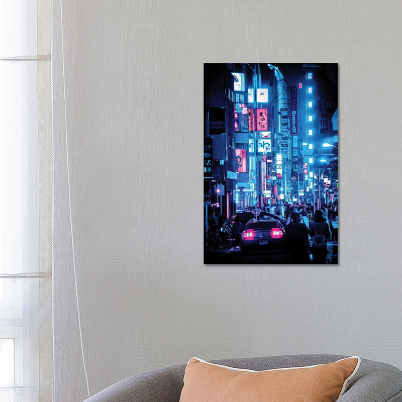 Tokyo Night Life by Gab Fernando - Wrapped Canvas Print, 66.04 cm H x 45.72 cm W x 3.175 cm D