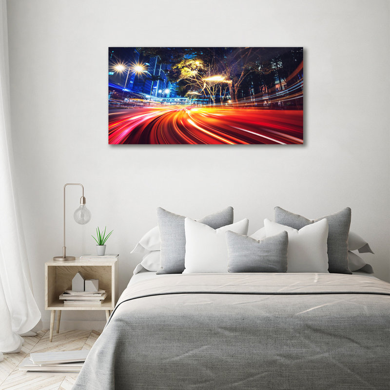 Speed In The City - Wrapped Canvas Print