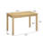 Flow Modern Wooden Rectangle Desk Table with Hidden Drawer – Waterproof & Heat Resistant-121973485