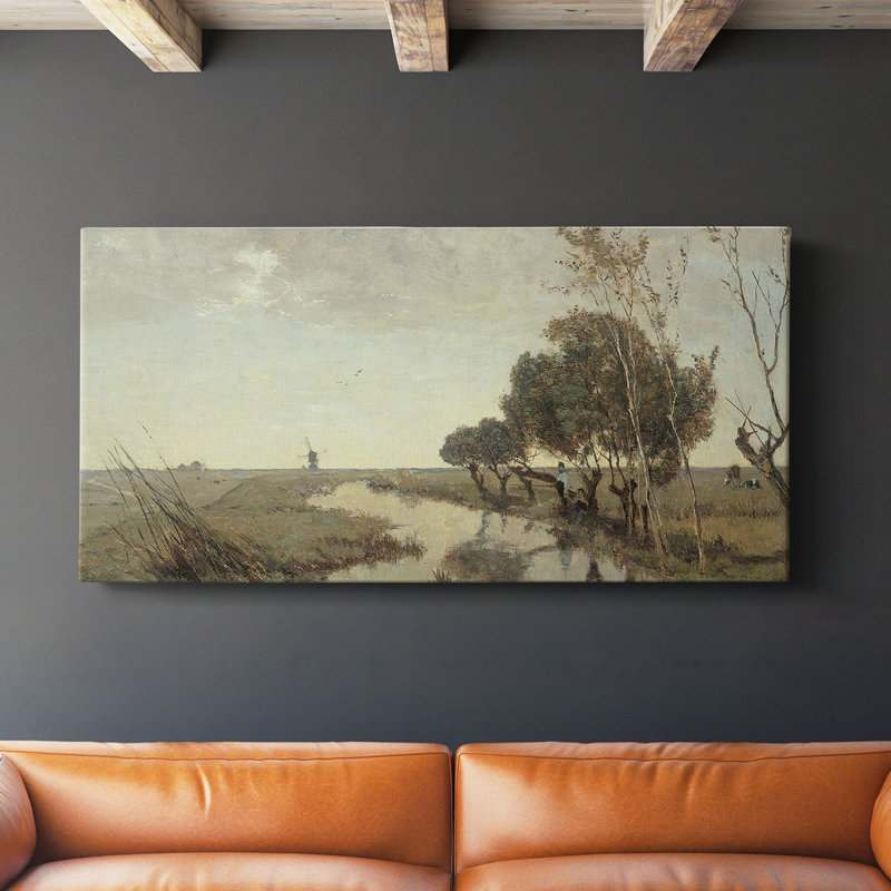 Série paysage - MGLVI - Toile tendue avec châssis - Prêt à accrocher, H 16 po x l 32 po