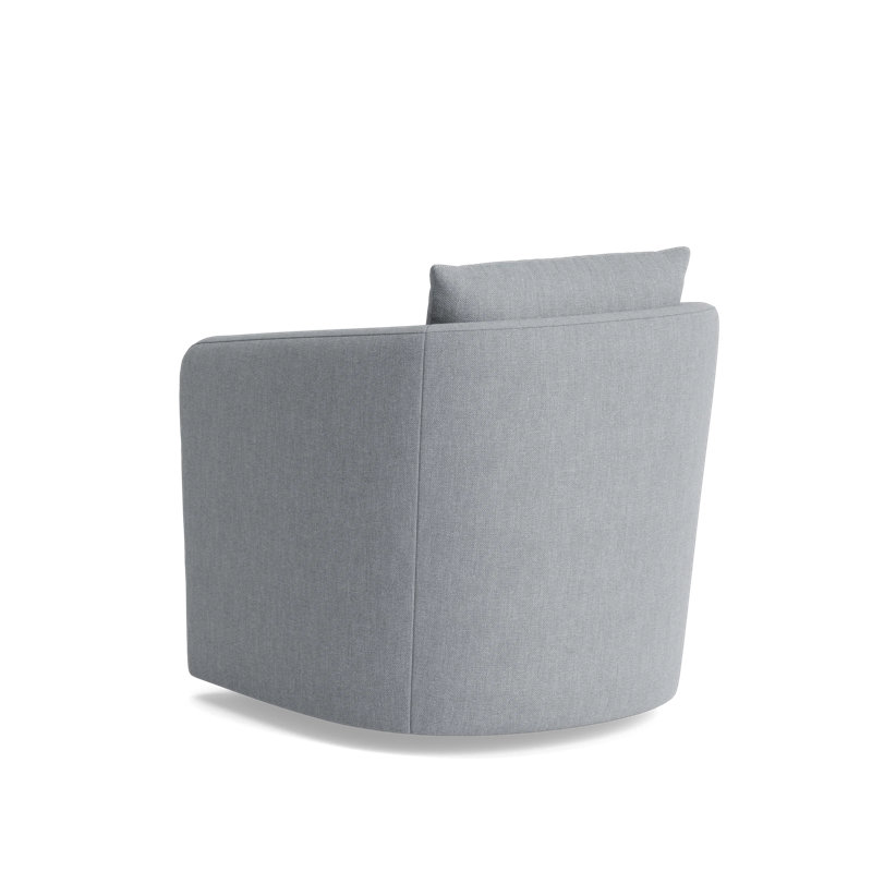 Astrid Swivel Chair, Performance Weave - Zinc