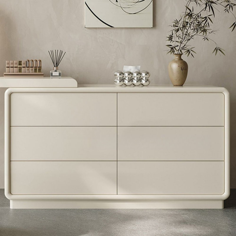 Coiffeuse avec miroir lumineux, 6 tiroirs, prise de courant
