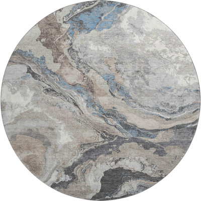 Premium Machine Washable Jakiyra AMF1908 Abstract Rug