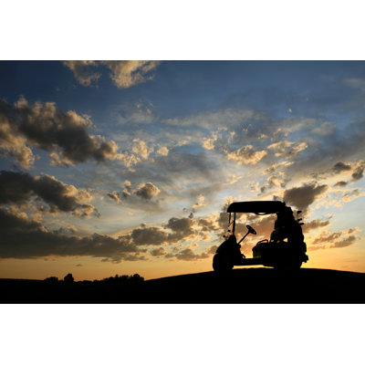 Golf Cart Silhouette by Imaginegolf