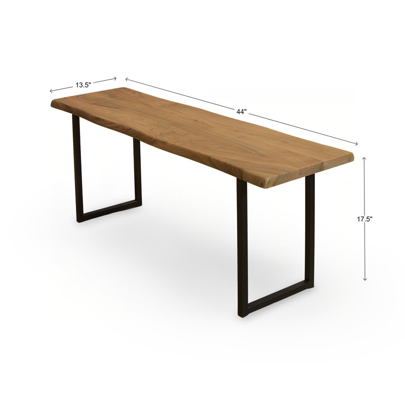 Banc Menzel, Brun clair / noir