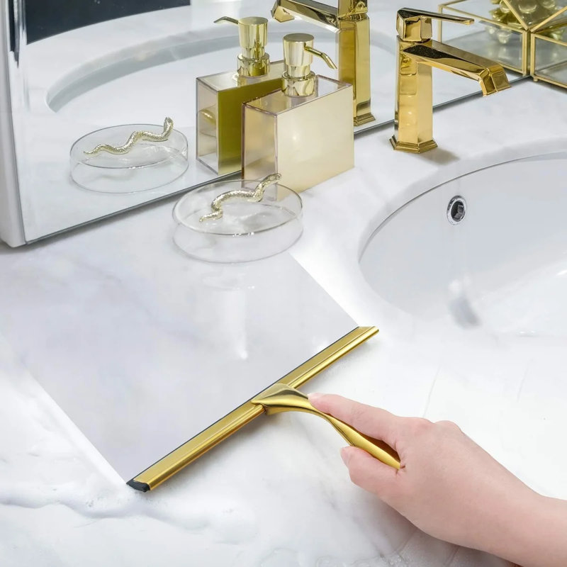 Stainless Steel Squeegees (2-Pack), Gold