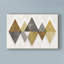 Art sur toile Guarani «Mod Triangles II Gold»-33426842