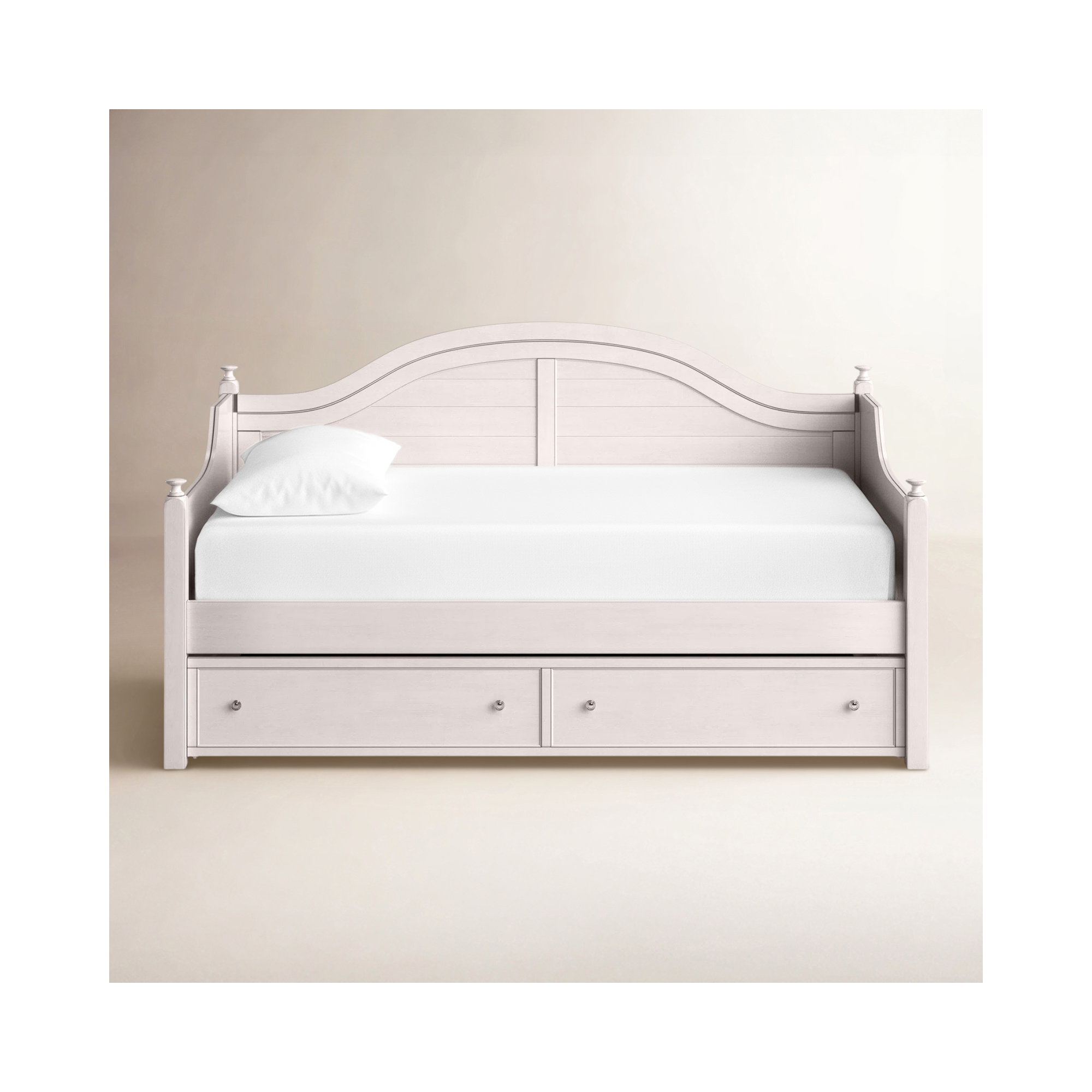Delaria Daybed with Trundle - Twin, Antique White