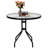 Sommersby Round Glass Outdoor Bistro Table