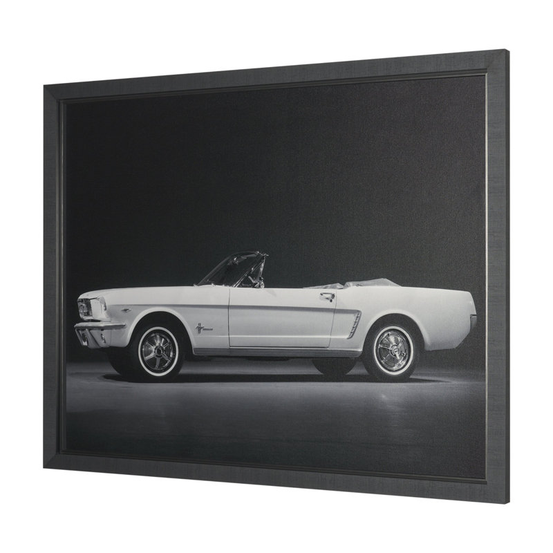 «Ford Mustang Convertible» par Tal Paz-Fridman, reproduction d'art encadrée sous verre, Ford Mustang Convertible1964