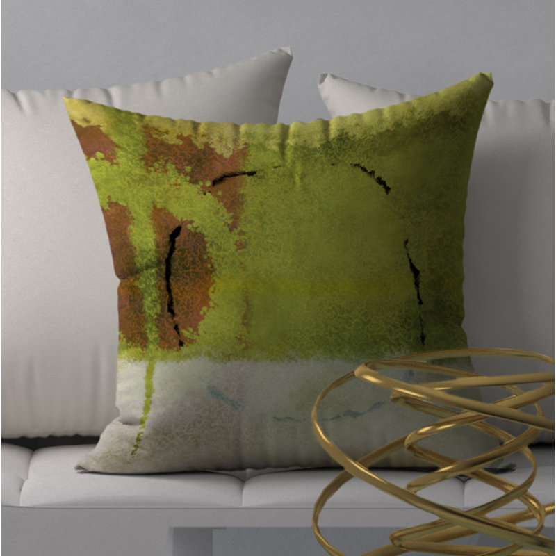 Housse de coussin carrée Energy Rosy/insert, 20 po x 20 po