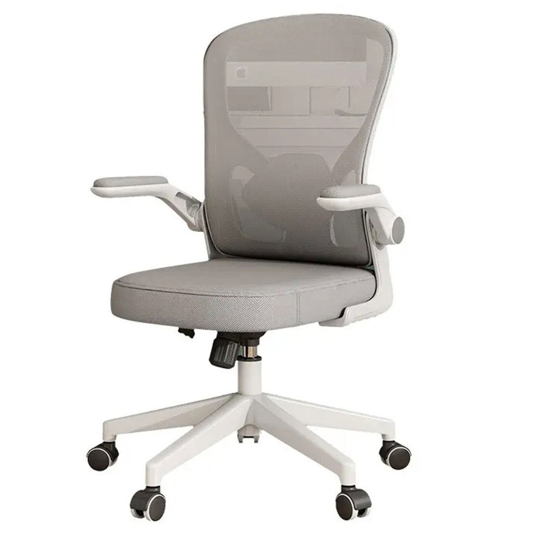 Chaise de bureau ergonomique en filet blanc