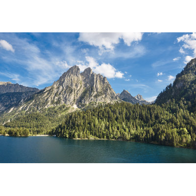 Sant Maurici Lake by ABBPhoto - Wrapped Canvas Print