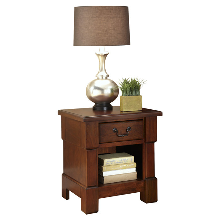 22'' W Nightstand, Rustic Cherry