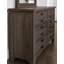 Commode double en bois massif à 6 tiroirs Erving-424452248