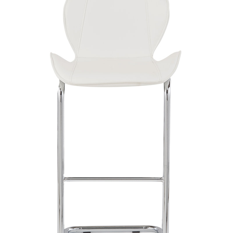 Charlotte 4PC BAR STOOL SET, White