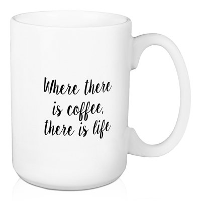 Là où il y a du café, la tasse à café est vie Polegate