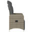 Chaise de jardin inclinable Vidaxl-116120050-116120053
