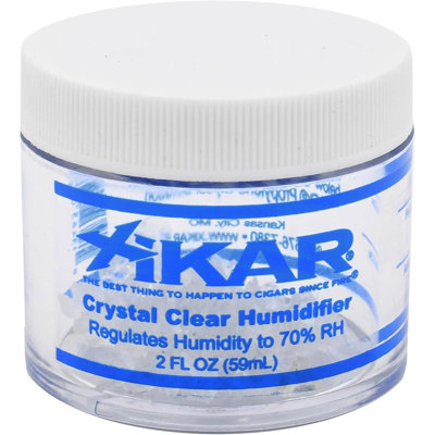 XIKAR Crystal Gel Humidifier Jar for Cigar Humidors, 2oz