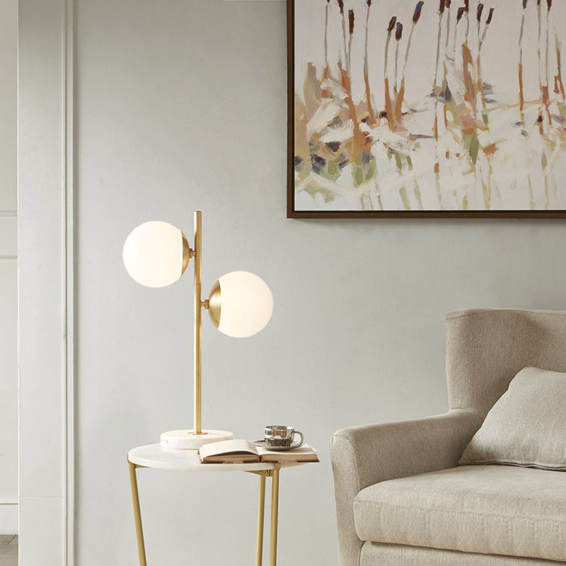 Lampe de table en marbre