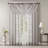 Diamond Sheer Embroidered Waterfall Valance 38X46"-111598693