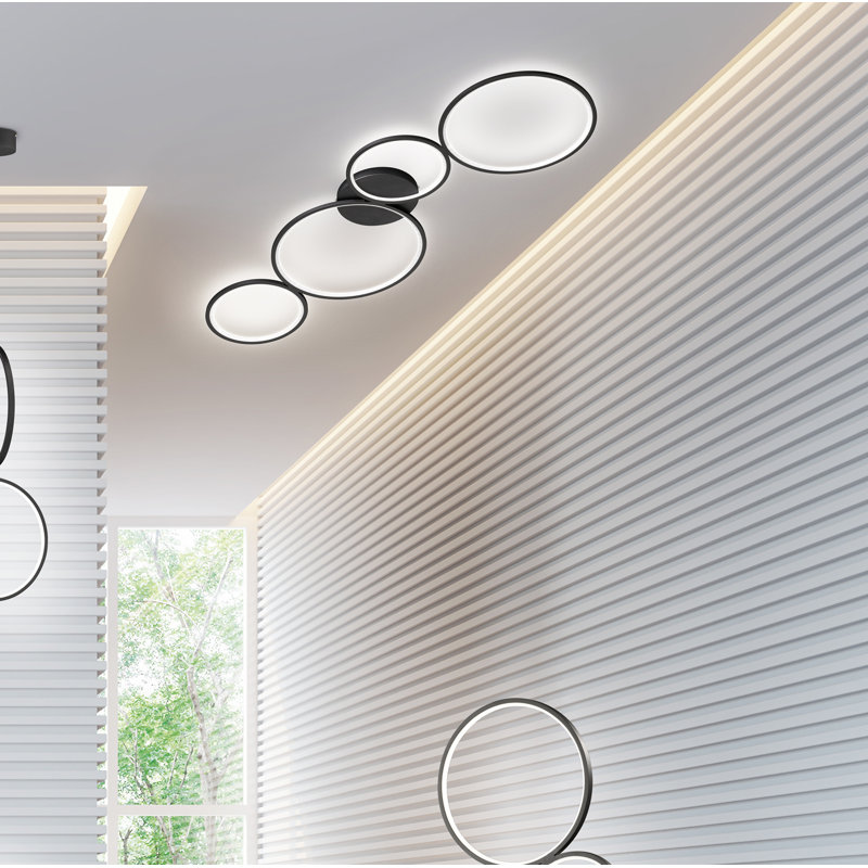 Rondo LED Semi Flush Mount