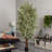 90'' Faux Ficus Tree in Planter