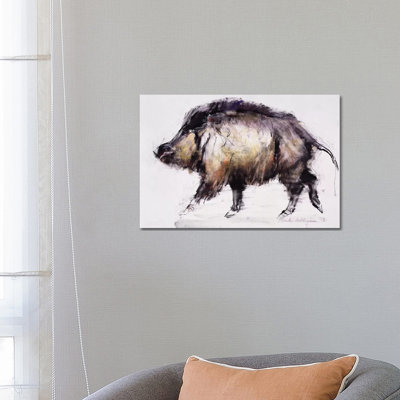 Wild Boar 1 Piece Wrapped Canvas Painting