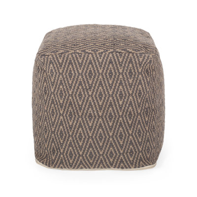 Amuleto Hand - Loomed Cotton Pouf