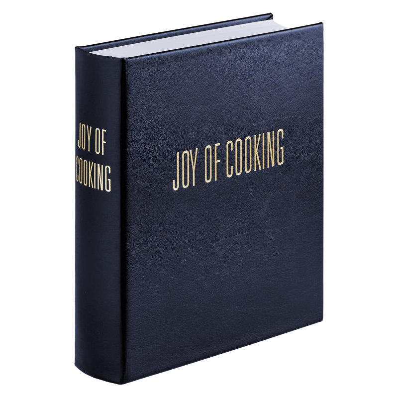 Joy of Cooking Leather Bound Book, Blue
