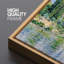 «Rustic Countryside Riverside Townscape Historic European Village», reproduction d'art sur toile-111176094-98041947