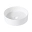 Meuble-lavabo de 36 po avec lavabo en céramique blanc d'art, tiroir à fermeture en douceur, rayures du milieu de l'été, 45 poignées biseautées, meuble-lavabo de construction 36 po, 1 conception flottante, application pratique, idéal