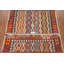 Tapis oriental réversible en laine Kilim 8 x 11