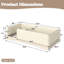 Structure de lit simple rembourrée avec garde-corps amovible, lit plateforme en cuir Montessori -1090849816-1090849819