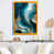 Impression dorée sur toile encadrée