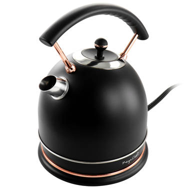 Electric Tea Kettles 1500W for Boiling Water, Longdeem Retro 1.7L