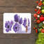 Verre mauve à motif floral abstrait, idéal pour une décoration intérieure élégante et pour servir-114446864
