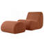 Fauteuil d'appoint avec repose-pieds Modern Wave-1514786074