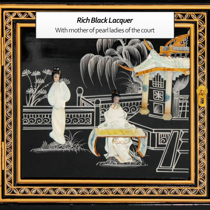 Black Lacquer Sideboard - Royal Ladies