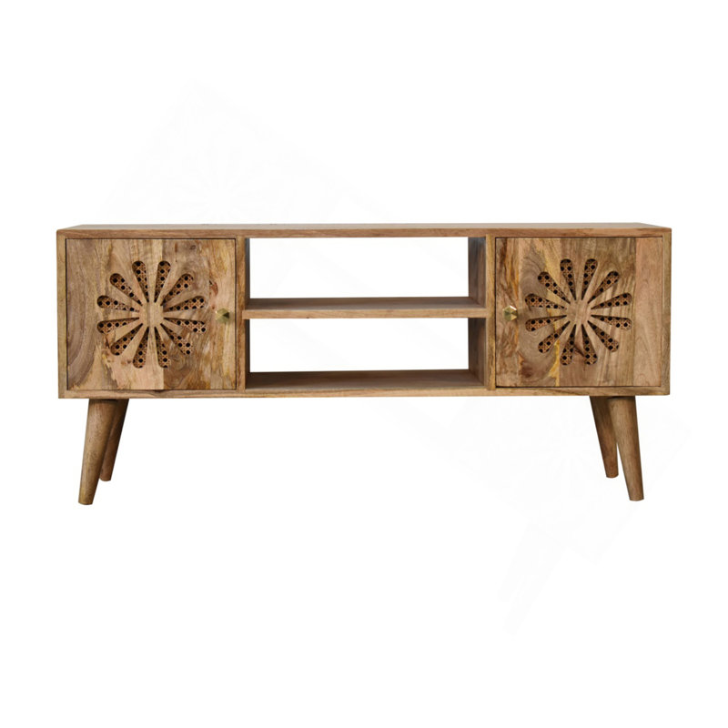 Unité multimédia en bois Rosalie