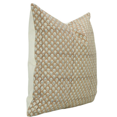 Housse de coussin en coton Floral