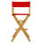 30" Folding Director Chair with Canvas-19623361-19623360